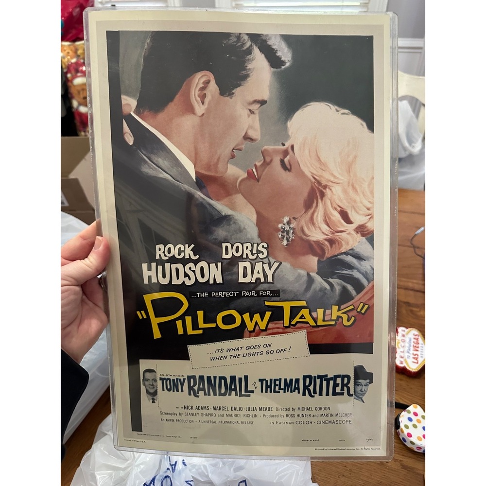 PILLOW TALK * CineMasterpieces DORIS DAY ROCK HUDSON ROMANCE LOVE MOVIE POSTER